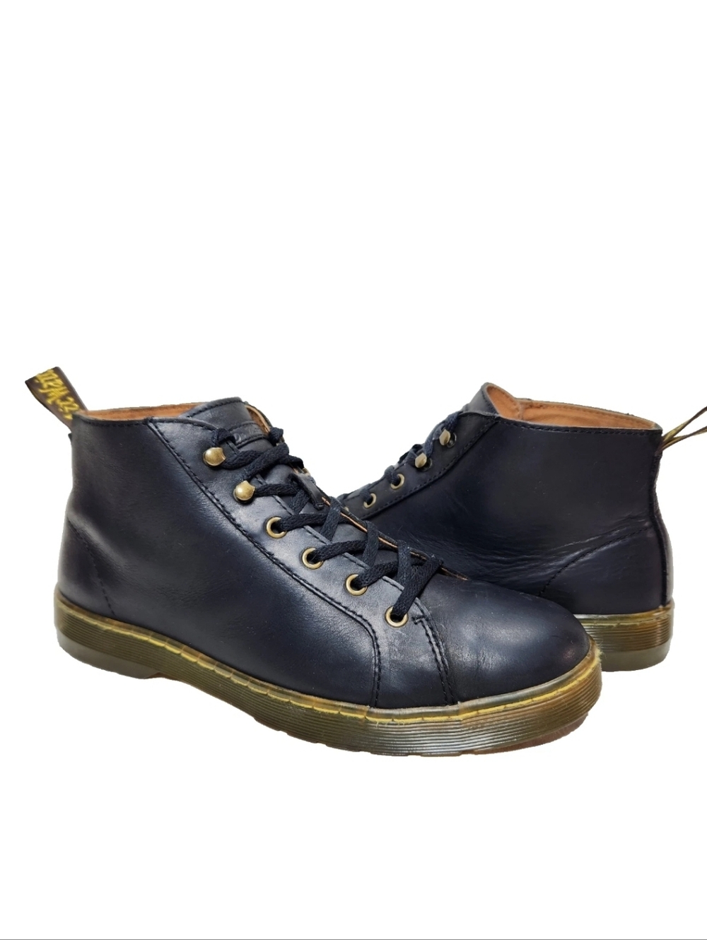 DR MARTENS Coburg Wyoming Oiled Leather Hiking Boot Sz 10 Black Waterproof 6-Eye